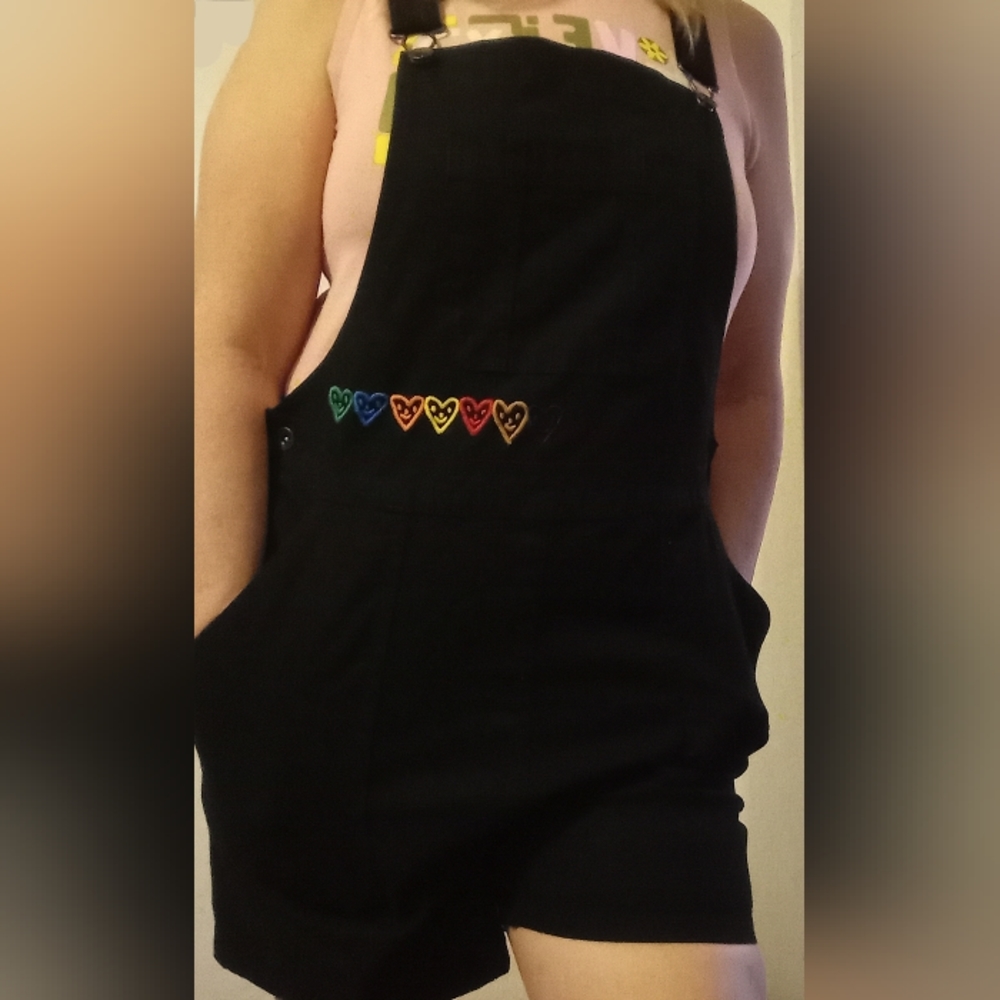 Adult TakePride Shortall, Black with Embroidery